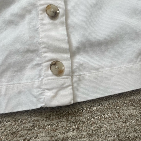 🚨 3 for $25 - Madewell Corduroy Shirred-Sleeve Button-Front Top - Picture 6 of 13